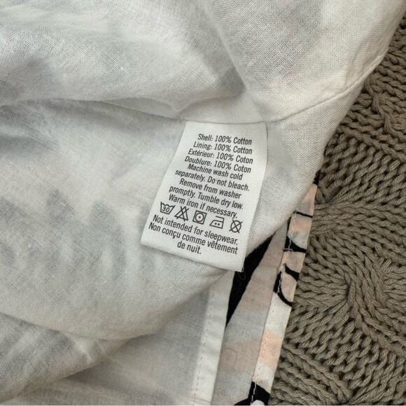 Janie & Jack Floral Sleeveless Dress in Black, Blush and Cream Leaf Pattern ~ 4 - Picture 9 of 15